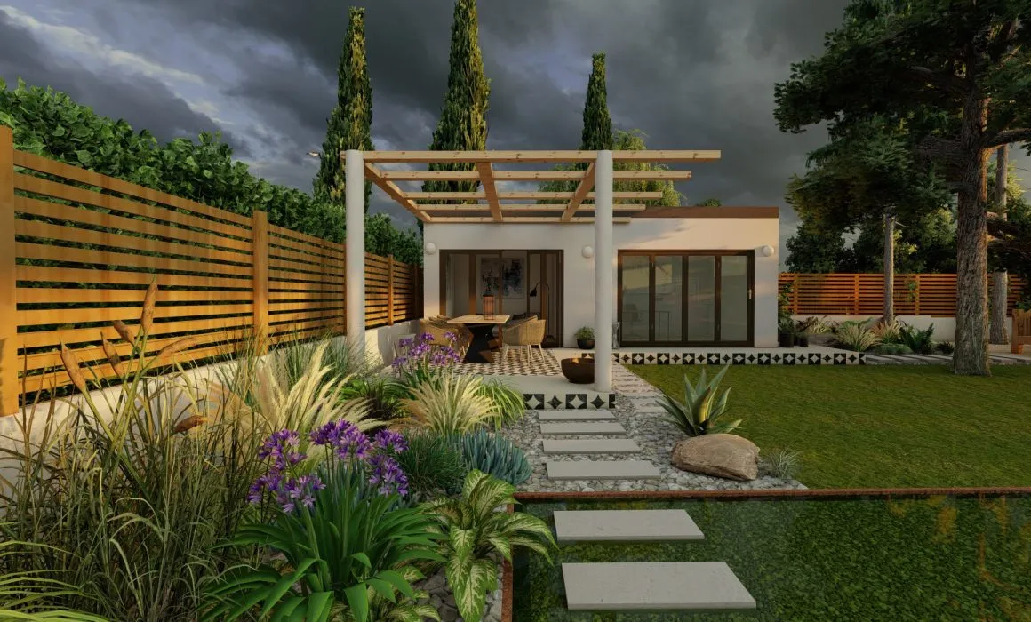 A garden design in Findon Valley