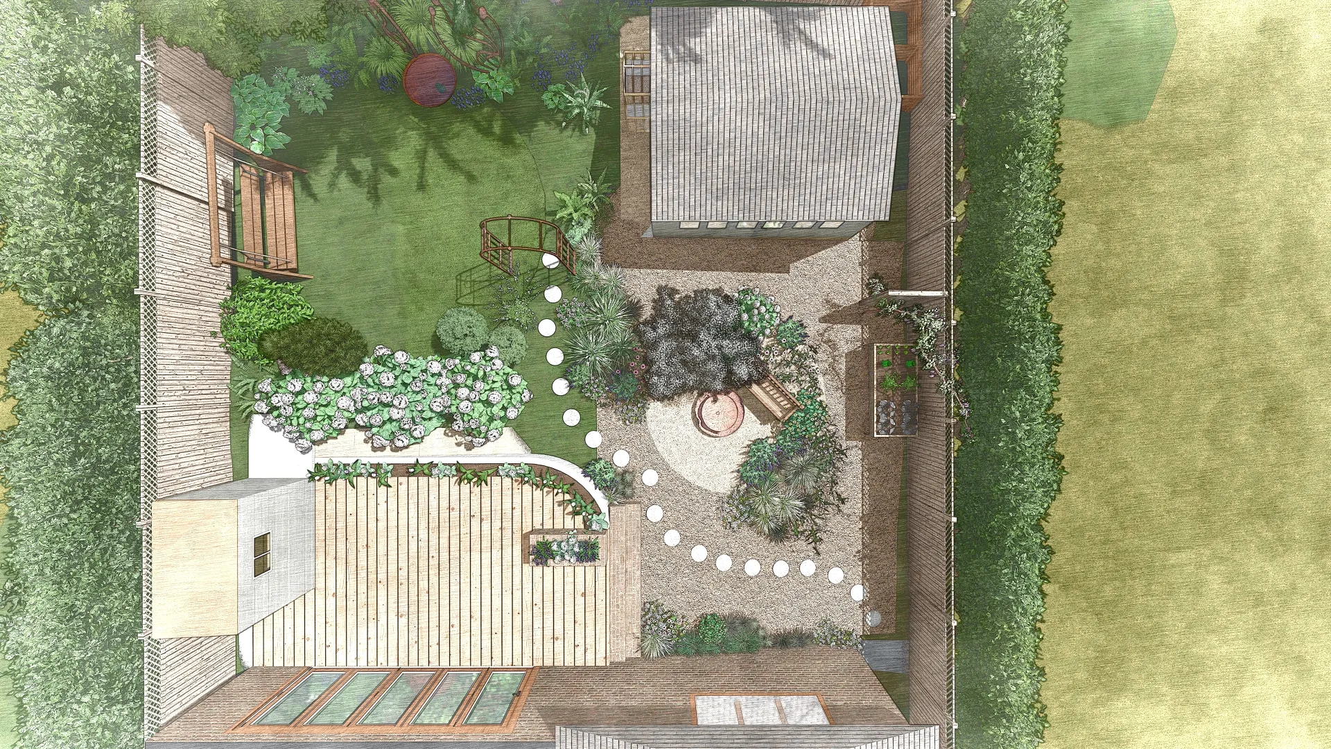 Sketch birdsview Sketch from birdsview