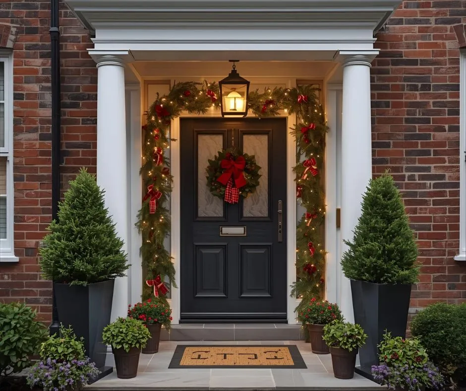 Christmas deco porch Outdoor Christmas decoration 2025